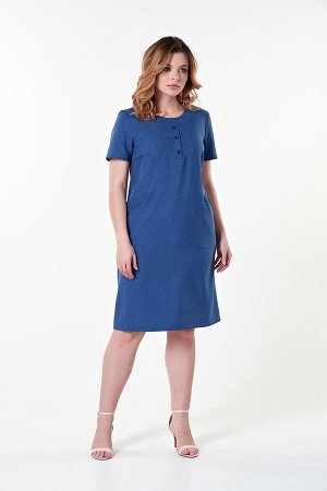 Платье Марина №6.Цвет:синий