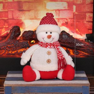 Кукла/Игрушка новогодняя "Снеговик"