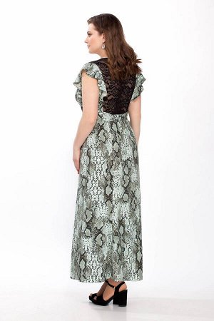 Платье LaKona 1211 серо-бирюзовый
