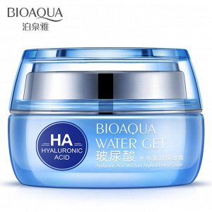 Увлажняющий крем для лица Bioaqua Hyaluronic Acid Water Get Cream с гиалуроновой кислотой 50 гр