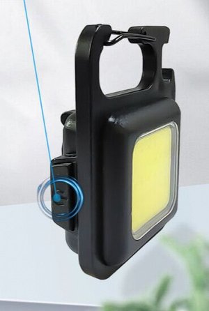 Фонарик-брелок-мини USB с треногой для дома и туризма, 6х4,5х2,5