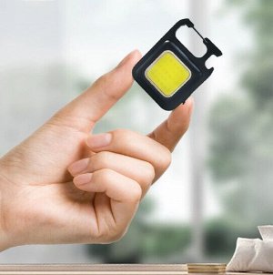 Фонарик-брелок-мини USB с треногой для дома и туризма, 6х4,5х2,5