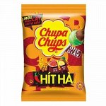 Острые леденцы со вкусом ананаса и арбуза Chupa Chups Lollipops Pineapple &amp; Watermelon 108 гр