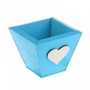 Ящик реечный синее, мини, 11 х 11 х 9,5 см
