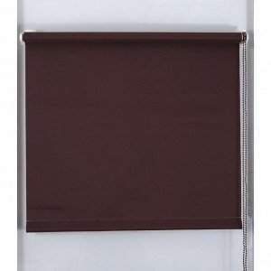 Рулонная штора «Простая MJ», размер 80х160 см, цвет шоколадный