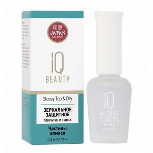 IQ Beauty Зеркальное защитное покрытие и сушка Glossy Top &amp; Dry, 12,5 мл