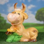 Садовая фигура &quot;Корова веселая&quot; коричневая 40х35см