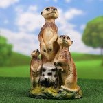 Садовая фигура &quot;Три суриката&quot; 38см