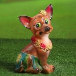 Садовая фигура &quot;Собака Южанка&quot; 14*17*28 см микс