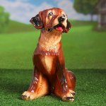 Садовая фигура &quot;Ротвейлер&quot; 26*23*38 см цвет микс