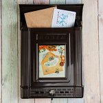 Ящик почтовый, пластиковый, &quot;Декор&quot; с замком, коричневый