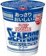 NISSIN Суп-лапша б/п со вкусом морепродуктов, 60 гр