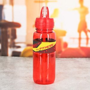 Бутылка для воды "Fitness", 500 мл
