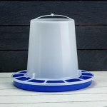 Кормушка для домашней птицы на 2,5 кг, пластик, МИКС