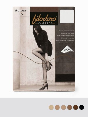 Колготки Aurora 15 (Filodoro) матовые колготки с шортиками с эффектом тюля