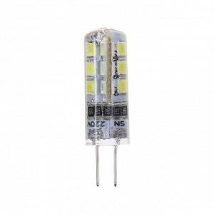 Лампа светодиодная Luazon Lighting, G4, 2 Вт, 220 В, 6500 K, 160 Лм