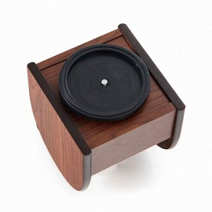 Органайзер 4 секции, серия Орех с кантом темным, вращение 12x12.5 см