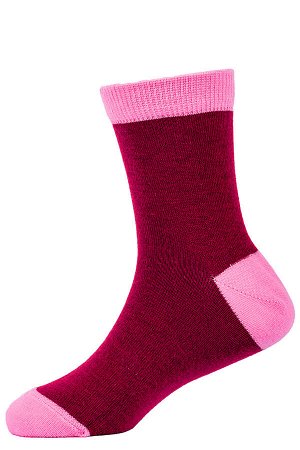 Носки Модель: классическая. Цвет: бордовый. Комплектация: носки - 1 пара. Состав: хлопок-80%, полиамид-15%, эластан-5%.