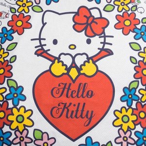 Детское постельное бельё Hello Kitty 1,5 сп, цвет белый, 148х210, 148х215, 50х70