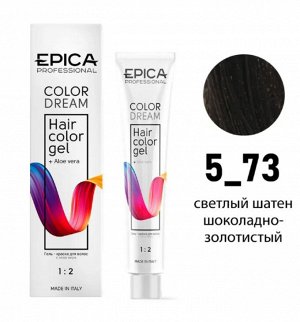 COLORDREAM 5.73 Гель-краска светлый шатен шоколадно-золотистый, 100 мл.