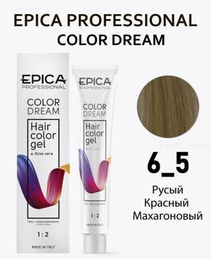 COLORDREAM 6.5 Гель-краска Русый Красный Махагоновый, 100 мл.