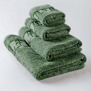 Полотенце «Бамбук», размер 50 ? 90 см, зелёный