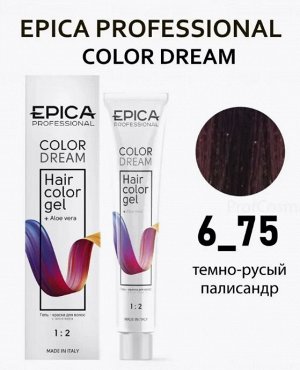COLORDREAM 6.75 Гель-краска темно-русый палисандр, 100 мл.
