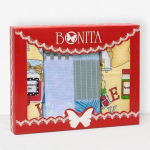 Подарочный набор вафельных полотенец Bonita Специи (45х71, 35х61 2шт) 120г/м хл100%