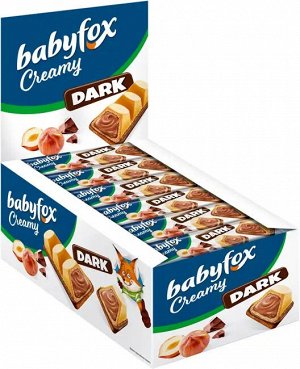 BabyFox Вафельный батончик "Creamy Dark" 24 шт по 18,2 г