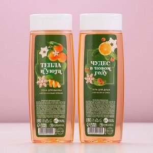 Подарочный набор «Чудес в Новом Году»: гель для душа и пена для ванны, 2x250 мл, Чистое счастье