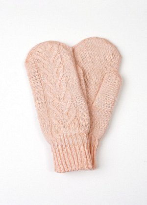 Варежки. Цвет: персиковый
