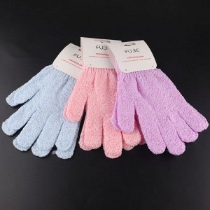 Мочалки-перчатки для душа FuJie Exfoliating Glove (2 шт)
