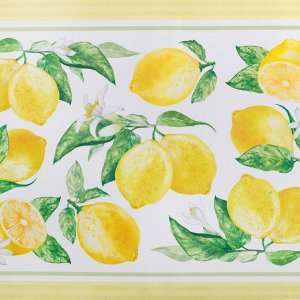 Салфетка на стол "Лимонная экзотика" 30 х 40 см, 100 % п/э, оксфорд 420 г/м2
