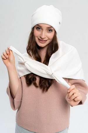 61g004 Комплект шапка 54-58 см, косынка
Шапка, полный флис , трикотаж , евроангора