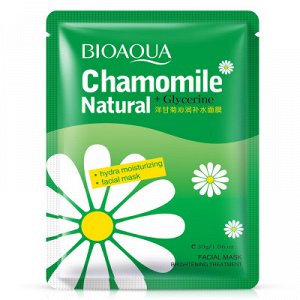 Тканевая увлажняющая маска для лица Bioaqua Chamomile с ромашкой 30 гр