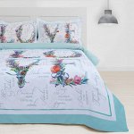 Постельное белье &quot;Этель&quot; 2 сп Love 175*215 см, 200*220 см, 50х70+3 см - 2 шт