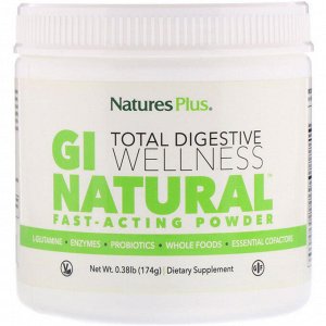 Nature&#x27 - s Plus, Быстродействующий порошок GI Natural, 0,38 ф. (174 г)