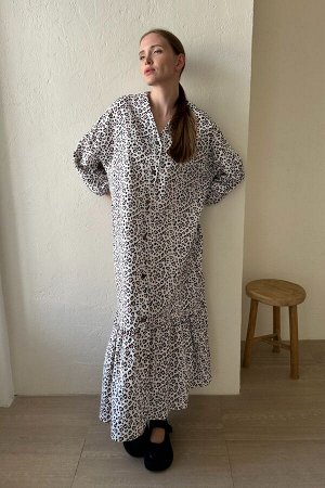 Платье женское  VINTAGE071/02/Белый, розовый