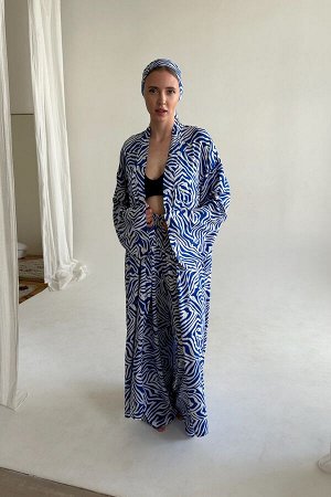 Кимоно   BEACH069/02/Белый, синий