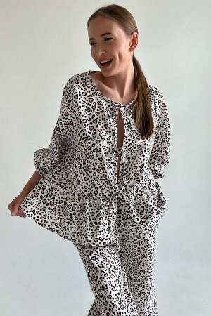 Костюм женский  SET070/07/Белый, розовый