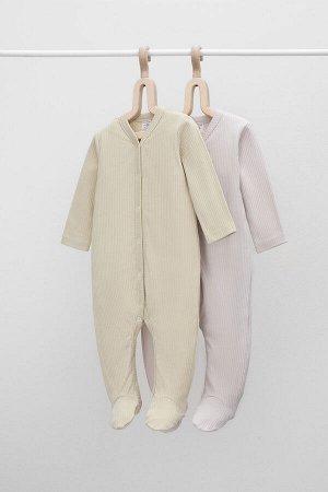 Комбинезон(Осень-Зима)+baby (серый туман, фисташковый мусс)