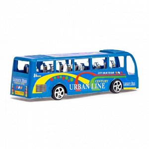 Автобус инерционный "Городская экскурсия", цвета МИКС