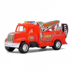 Машина инерционная «Пожарная команда», цвета МИКС