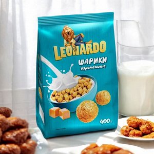 Готовый завтрак «Leonardo», «Шарики карамельные», 400 г