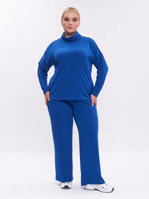 Брюки со швами наружу ZBB01875BLU08