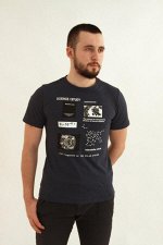 Футболка мужская 1157-013 индиго
