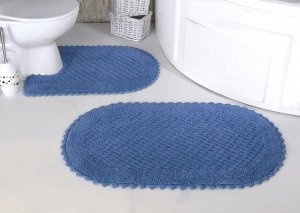 Набор ковриков для ванной кружевной prior 60x100 + 50x70 см 1/2