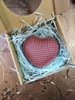 Сердце вязаное