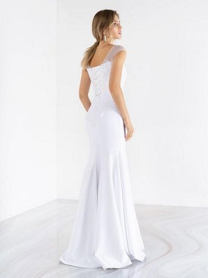 Платье женское, цвет белый