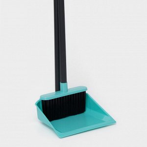 Щётка для пола с совком Spin&Clean «Практик», пластик, 17.5x19.5x83 см, МИКС